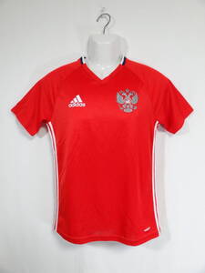 ロシア 代表 トレーニングジャージー プラクティスシャツ ユニフォーム M アディダス ADIDAS Russia サッカー