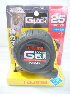 ☆⑦新品 未開封 Tajima/タジマ スケール GLM25-55BL Gロックマグ爪25 5.5m 強力マグ爪 メートル目盛 巻尺 (A120711) 