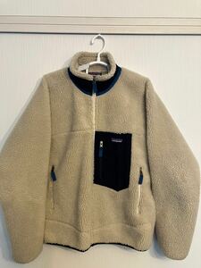 美品 パタゴニア patagonia レトロ X Retro-X レトロX ジャケット Jacket ナチュラル M ユニセックス フリース パイル 