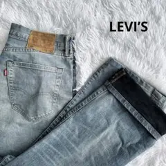 LEVI’S リーバイス 505TM W34L32 デニム ジーンズ 色落ち 青