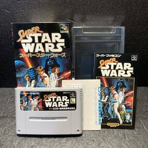 ● 希少 未使用 保管品 スーパースター・ウォーズ ビクター 箱説付き SFC スーパーファミコン