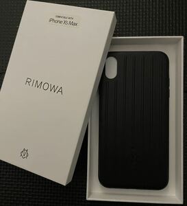 定価13200円 新品　RIMOWA リモワ iPhone Xs Max 携帯ケース　iPhoneケース　スーツケースデザイン　マットブラック　BLACK iPhoneXsMAX