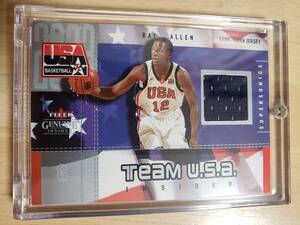 レア 2003 -04 Fleer Genuine RAY ALLEN Team USA Jersey / レイ アレン (2x NBA Champions) NIKE JORDAN