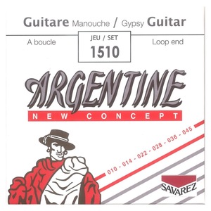 サバレス 弦 SAVAREZ 1510 Argentine Loopend Extra Light ジャズギター弦 エレキギター弦
