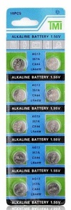 ◆ボタン電池 １０個 LR44 ENERGIZERA76 DURACELLLR44 RX76A RAYOVACRW82 TIMEXKA VARTAV13GA 他 互換／1.5V