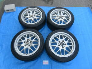 BY8289 BBS/RX204 17インチホイール*8.0J/+38/5H/PCD120 //トライアングル TR968 225/45R17 / BMW F20 1シリーズ F30 E90 3シリーズ