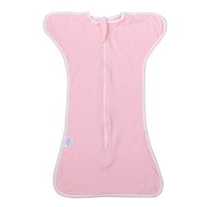 【お買い得品】 出産祝い 夜泣き対策 Pｌａｉｓｉｕｒｅｕｘ 新生児 ベビー用品 赤ちゃん 服 （L， おくるみ ピンク）