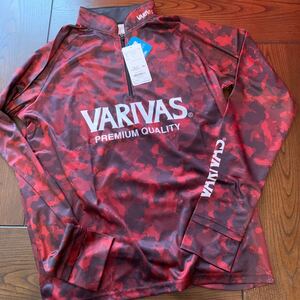 バリバス VARIVAS ドライハーフジップシャツ 在庫処分　　鮎 渓流