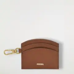 ★■△Fossil フォッシル ソフィア レザー カードケース ブラウン