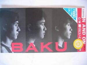 中古シングルCD BAKU 「ON AND ON」 レンタル 車谷浩司 谷口宗一 