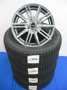 ブリヂストン 国産 スタッドレス タイヤ VRX2 185/65R15 185/65/15 ＆ アルミホイール セット 新品 4本 最安値 総額86800円～ 自宅配送可