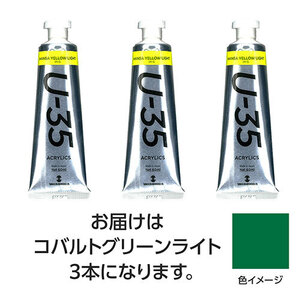 ターナー色彩 U35 コバルトグリーンライト60ml 3個 TURNER108756 /l