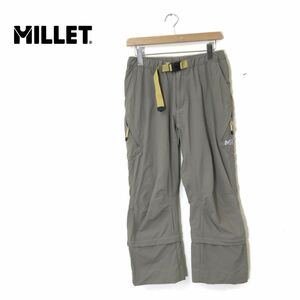 1K1204-N◆良品◆ MILLET ミレー ストレッチジップオフパンツ クライミングパンツ コンバーチブル◆sizeL ブラウン系 ナイロン