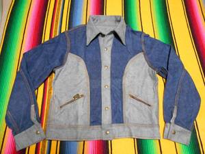 １９６０年代製 Lee 藍染めインディゴ ジージャン ビンテージ オリジナル ヒッピー MADE IN USA INDIGO GRATEFUL DEAD WOODSTOCK BOB DYLAN