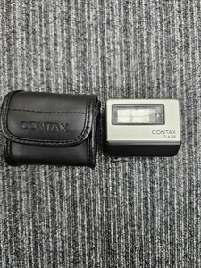 コンタックス CONTAX　TLA200 専用革ケース付き　美品　ストロボ アクセサリー