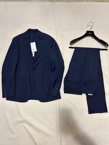 新品未使用 LARDINI ラルディーニ フラップポケットノープリーツSUIT サイズ48 スーツ