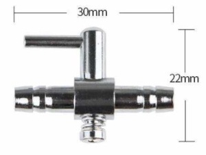 【送料無料】一方コックver1　 1０個 　エアーコック 水槽用品　エアー調整用　内径4mmのエアーチューブ接続可