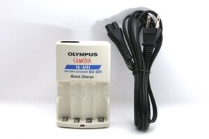 【良品】OLYMPUS BU-200 オリンパス 純正充電器(ニッケル水素充電池用) バッテリーチャージャー #4536#01