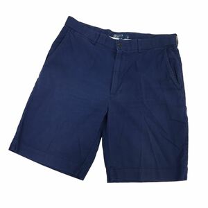 ND183-19 POLO RALPH LAUREN ポロラルフローレン ハーフパンツ ショートパンツ 半ズボン ボトムス コットン 綿100% ネイビー系 メンズ 34