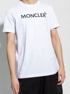 モンクレール白Tシャツ　メンズXLサイズ