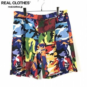 F.C.R.B./FCレアルブリストル CAMOUFLAGE PRACTICE SHORTS カモフラージュ プラクティスショーツ FCRB-180021/XL /UPK