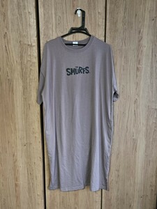 SMURFS★半袖Tシャツワンピース★サイズL