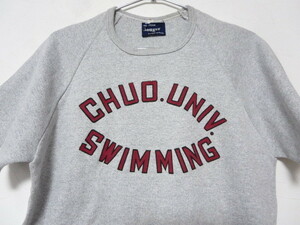 80年代～90年代中央大学 水泳部CHUO UNIV. SWIMMING TシャツL