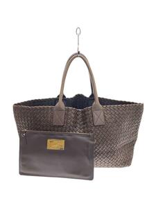 BOTTEGA VENETA◆トートバッグ/レザー/ブラウン/115664/カバMM/ボッテガヴェネタ