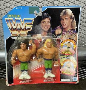 即決レア ハズブロ HASBRO WWF フィギュア ロッカーズ 1990 2体セット GALOOB WCW WWE ホーガンショーンマイケルズ マーティージャネッティ