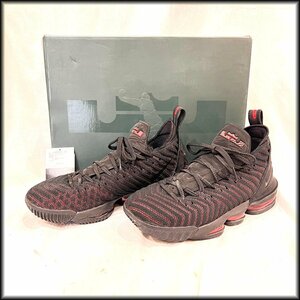 ◆NIKE◆バスケットシューズ LEBRON ⅩⅥ レブロン16 27.58cm AO2588 002 Black/Red 中古 札幌