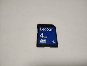  4GB　Lexar　SDHCカード　フォーマット済み　SDカード　メモリーカード