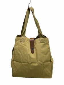 Nigel Cabourn◆BUCKET BAG HALFTEX PEAT LABEL/コットン/KHK/無地