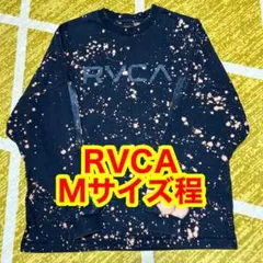 RVCA・ルーカ・男女兼用・薄手スウェットカットソー・グランジ・胸元 アームロゴ