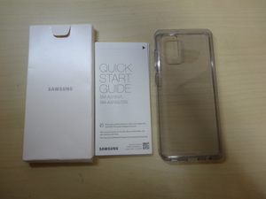 [送料無料 即決] Galaxy A31 SM-A315G/L SM-A315G/DSL クリアケース USED