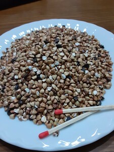 常陸秋そば茶　そば茶900ｇ　健康効果　自家栽培安心安全　有機肥料　無農薬栽培　茨城県産