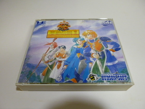 PCエンジン SUPER CDROM2 ハドソン 英雄伝説Ⅱ ケース・取説他付き 中古 長期保管品 管理ry0228m