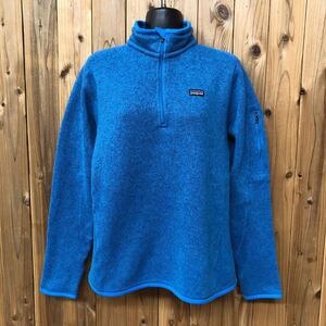  11年製＊patagonia＊パタゴニア レディースM ハーフジップ トップス プルオーバーフリースジャケット ベターセーター アウトドア 古着