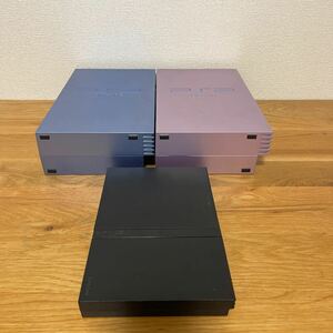  PS2 SCPH-39000x2/70000 3台本体 ー コントローラー 等 ージャンク扱い