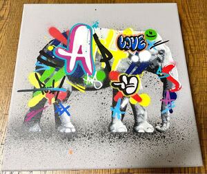 キャンバス作品COA有り Martin Whatson ELEPHANT マーティンワトソン /Banksy Dolk JUNOSON 武田鉄平 友沢こたお kyne Brainwash kaws