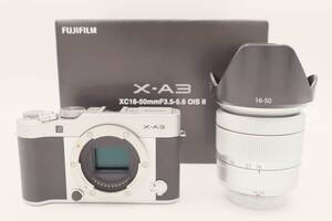 【極上品 & 動作確認済】FUJIFILM フジフィルム X-A3 レンズキット シルバー ※おまけ付き※