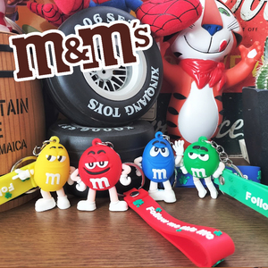  エムアンドエムズ m&ms 4体セット キーホルダー キーチェーン ストラップ プレゼントにも！ アメリカン雑貨