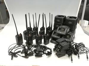 D246-74【KENWOOD・iCOM】FM/UHF無線機　TCP-523/IC-UH401　12点まとめ【中古・ジャンク品】