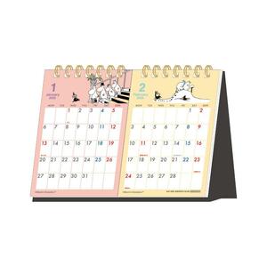 ムーミン 令和7年暦 2025Calendar キャラクター 卓上カレンダー2025年 デスクカレンダー