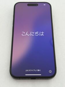 ★Apple iPhone15 Pro 256GB ブラックチタニウム★【国内版 SIMフリー】★アップルストア　正規購入★