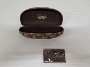 コーチ COACH　メガネケース　メガネクリーナ付き