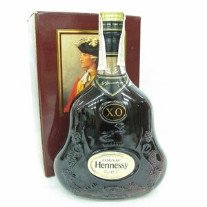【未開栓】Hennessy ヘネシー XO 金キャップ クリアボトル ブランデー 700ml 40% 箱付 11594994 0605