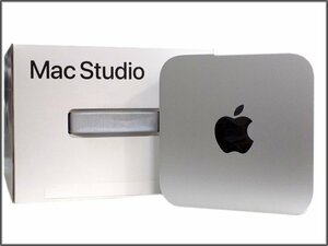 極美品 Apple Mac Studio MJMV3J/A 2022 ミニデスクトップPC M1Max/32GB/SSD512GB シルバー