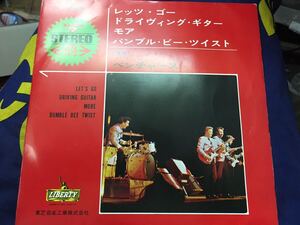 The Ventures★中古7’EP国内赤盤「ベンチャーズ～レッツ・ゴー他3曲」