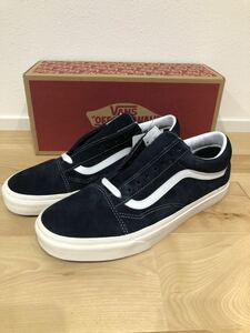 VANS オールドスクール バンズ 撥水　スエード　ネイビー　28cm