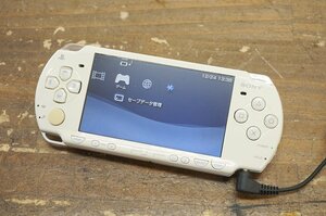 SONY ソニー PSP 本体 PlayStationPortable プレイステーションポータブル PSP-2000 CW ホワイト バッテリー無し ゲーム機 1038979